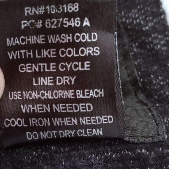 FULL TILT CHARCOAL HOODED COAT SZ.S EUC - Picture 6 of 6